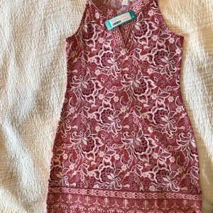 Dress -  Alhambra Embroidered Trim Knit Dress